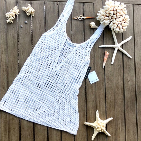 🌴🌼O’NEILL- MESHIN CROCHET COVER UP🌼🌴 - Picture 2 of 14